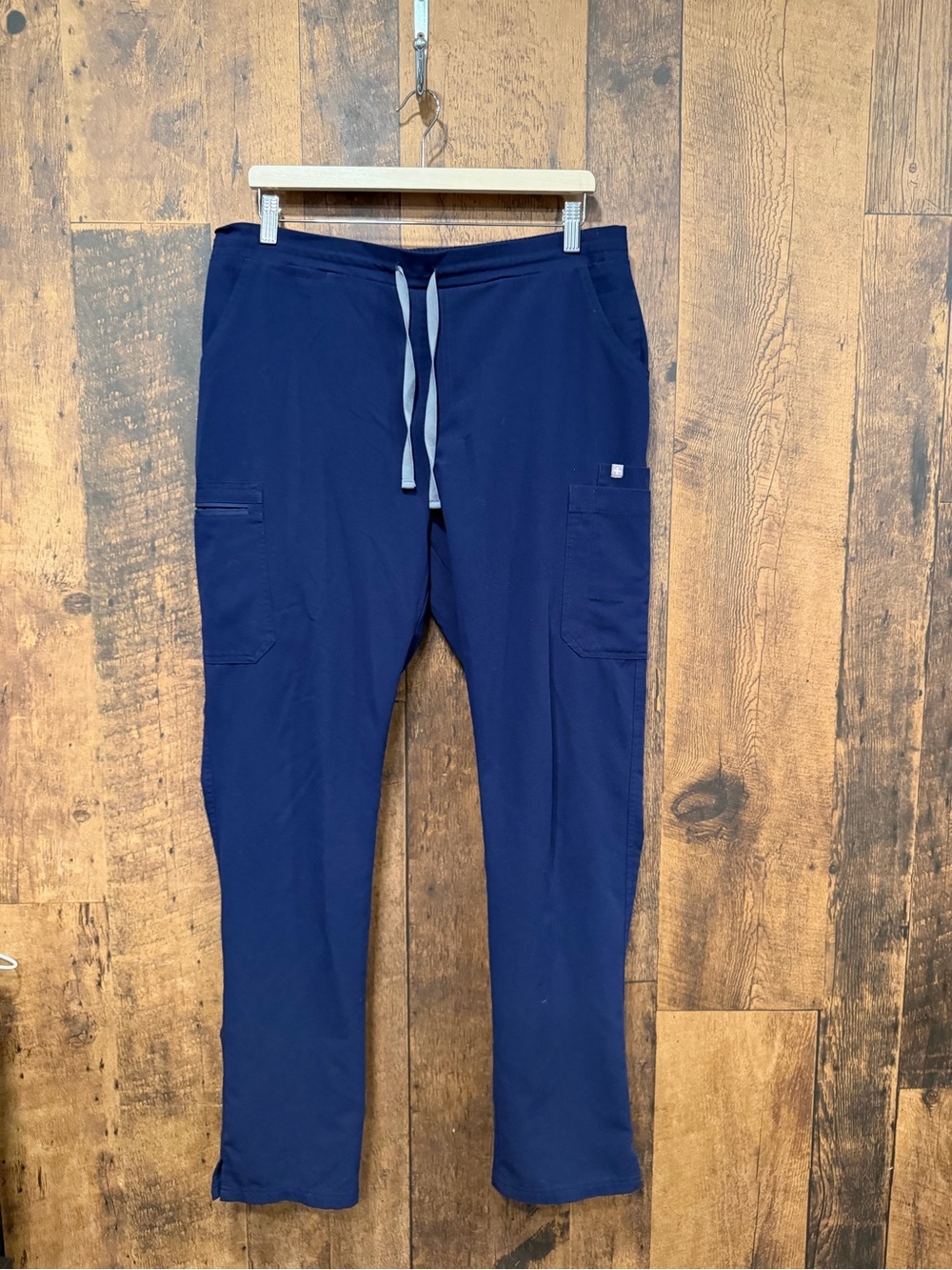 Figs scub pants blue size large tall EUC